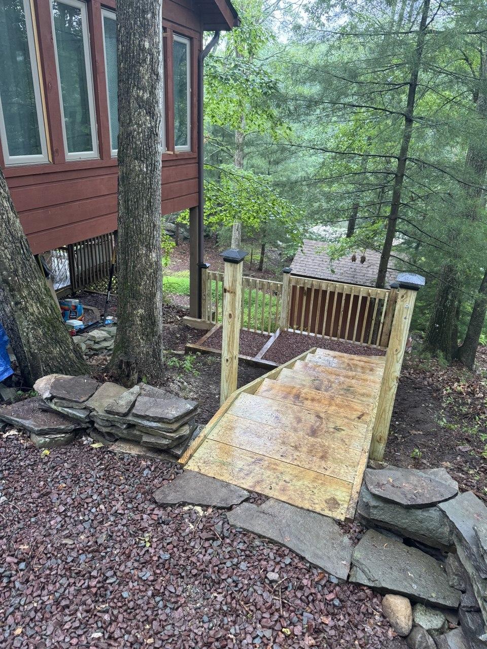 Woodland Walkway to Lake - Slide 4