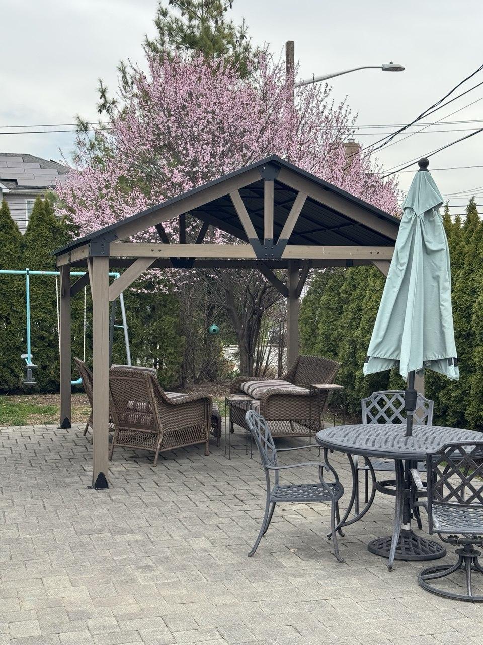 Heavy Timber Backyard Pavilion