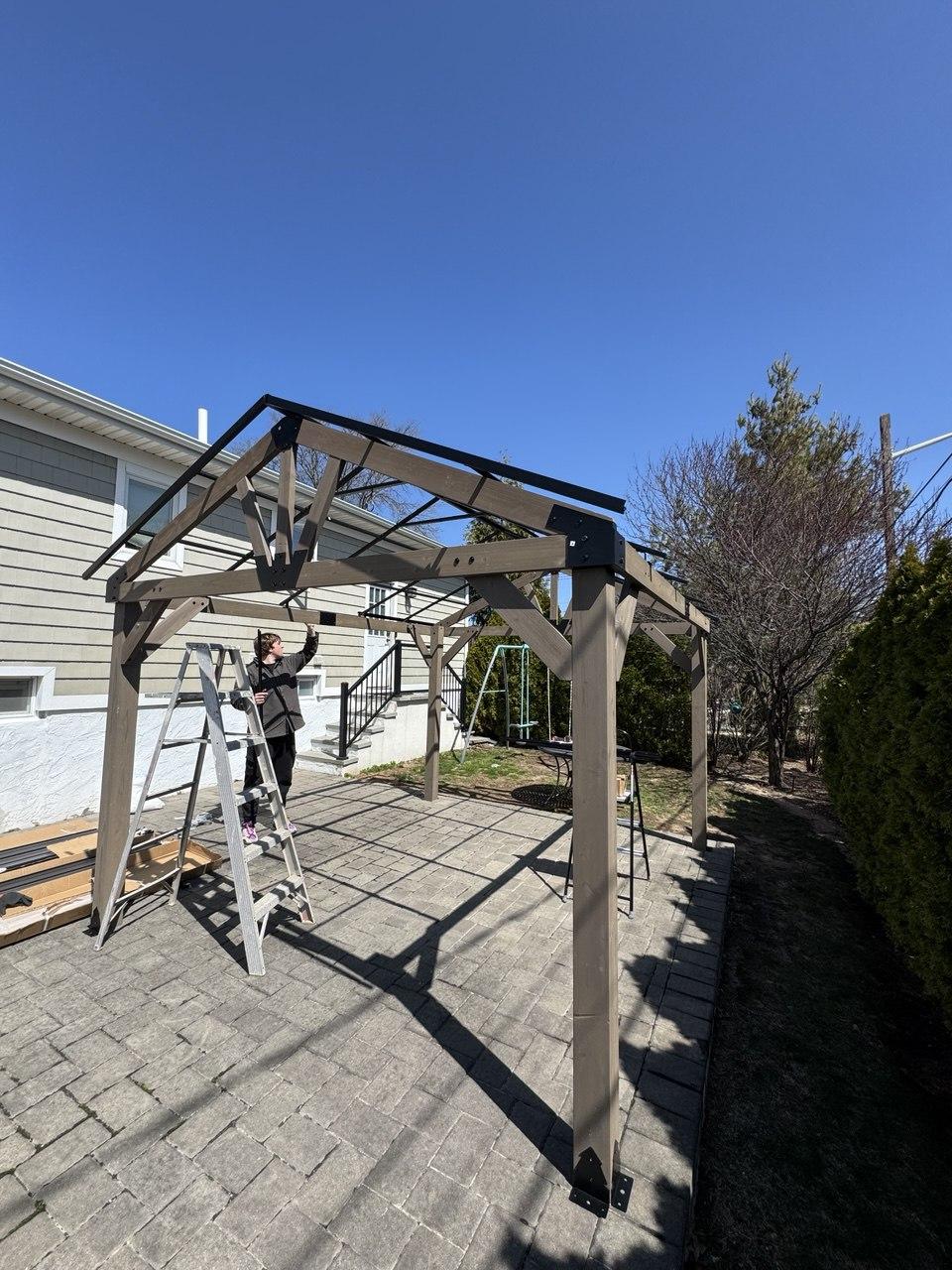 Heavy Timber Backyard Pavilion - Slide 2