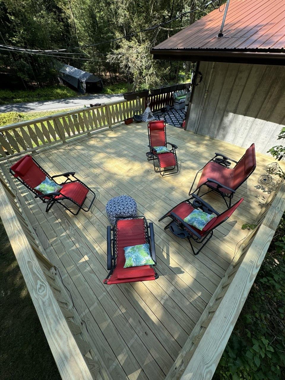 Multi-Tiered Composite Deck