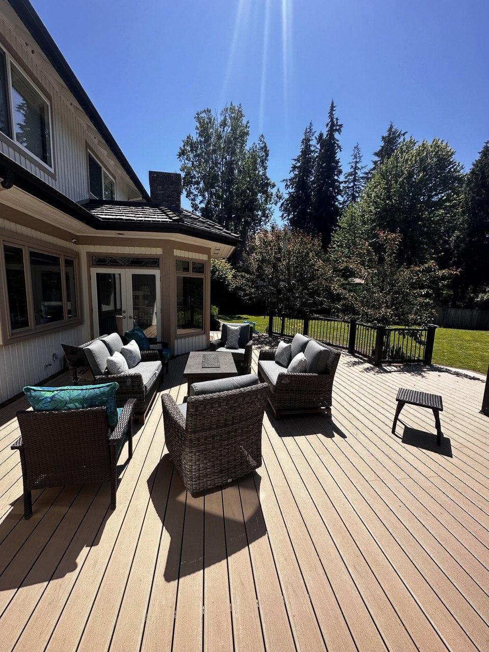 Modern Wraparound Porch & Deck - Slide 3