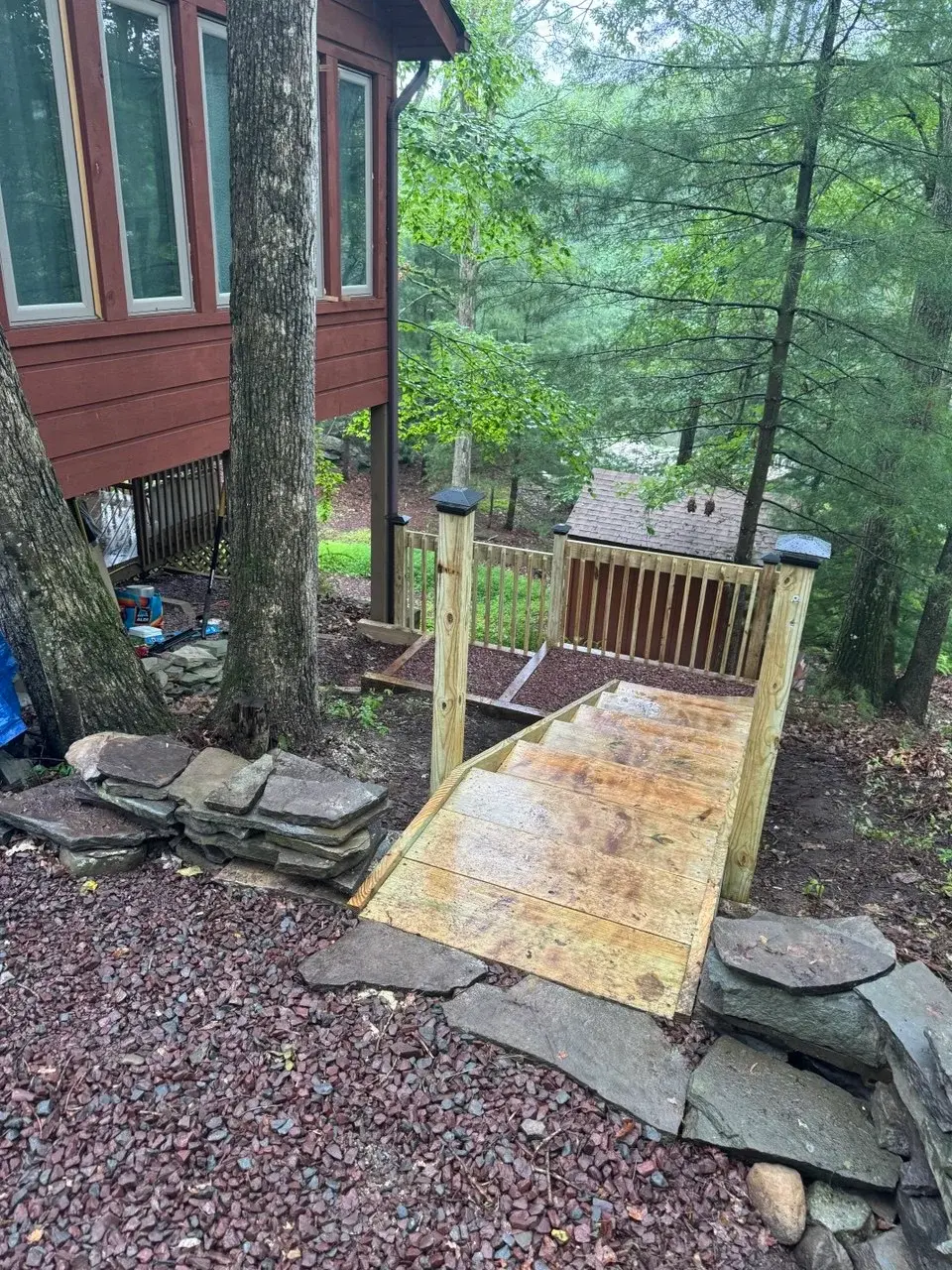 Woodland Walkway to Lake - Slide 4